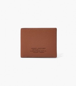 Argan Oil Marc Jacobs The Leather Billfold Women's Wallets | 80196HAOK