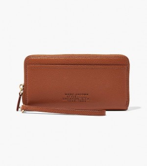 Argan Oil Marc Jacobs The Leather Continental Women's Wallets | 27356PZQY