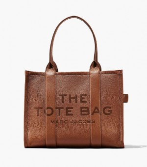 Argan Oil Marc Jacobs The Leather Large Women's Tote Bags | 58203AINF