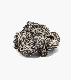 Beige Marc Jacobs The Monogram Jacquard Women's Scrunchie | 82694LMNJ