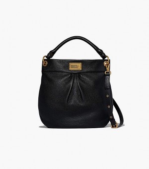 Black Marc Jacobs Re-Edition Hillier Women's Hobo Bags | 36104YEUL