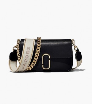 Black Marc Jacobs The J Marc Women's Shoulder Bags | 35782MFXQ