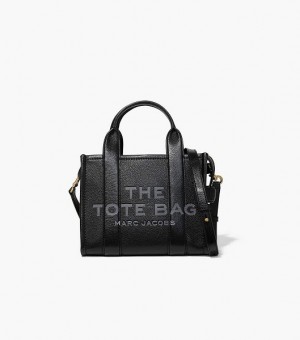 Black Marc Jacobs The Leather Small Women's Tote Bags | 78594RWUS