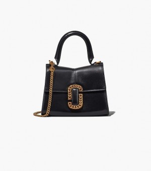 Black Marc Jacobs The St. Marc Mini Top Women's Handbag | 30976WBYF