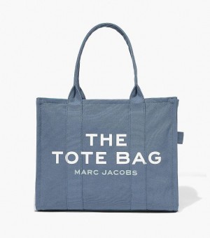 Blue / Grey Marc Jacobs The Large Women's Tote Bags | 27465ZWGI