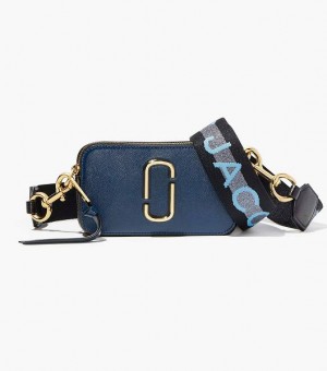 Blue / Multicolor Marc Jacobs The Snapshot Women's Crossbody Bags | 49630KIEG