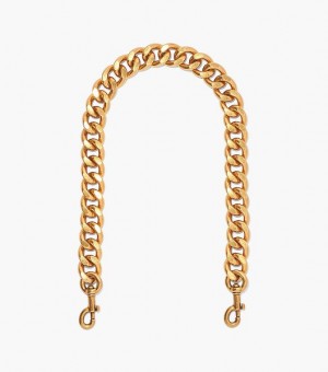 Gold Marc Jacobs The Chainlink Shoulder Women's Strap | 19386BZJQ