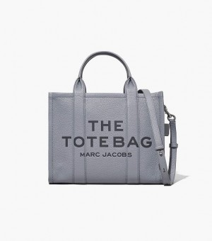 Grey Marc Jacobs The Leather Medium Women's Tote Bags | 73916COGM