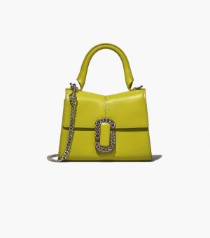 Light Green Marc Jacobs The St. Marc Mini Top Women's Handbag | 34780HQTF