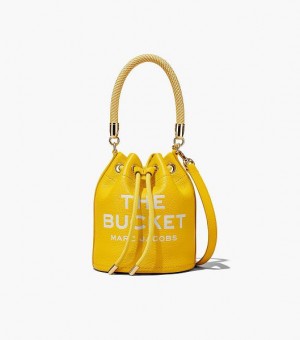 Orange Marc Jacobs The Leather Women's Bucket Bags | 18692JMXZ