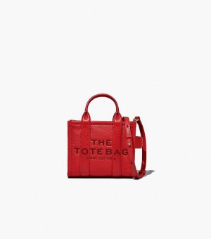 Red Marc Jacobs The Leather Mini Women's Tote Bags | 79103NMJG