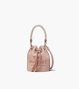 Rose Marc Jacobs The Leather Mini Women's Bucket Bags | 37562MRVK