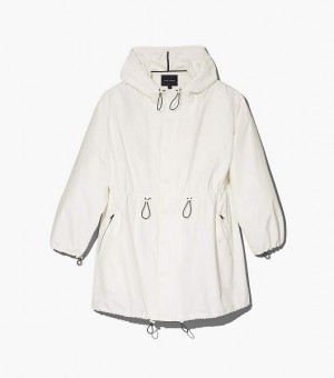 White Marc Jacobs The Balloon Women's Parka | 75368XDMK