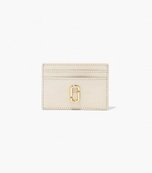 White Marc Jacobs The J Marc Women's Card Case | 43691TKVY