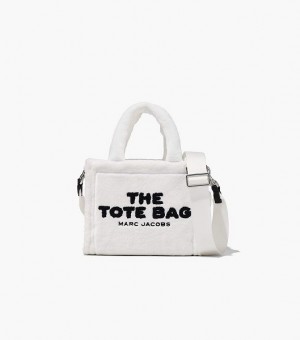 White Marc Jacobs The Terry Small Women's Tote Bags | 26410RGMB