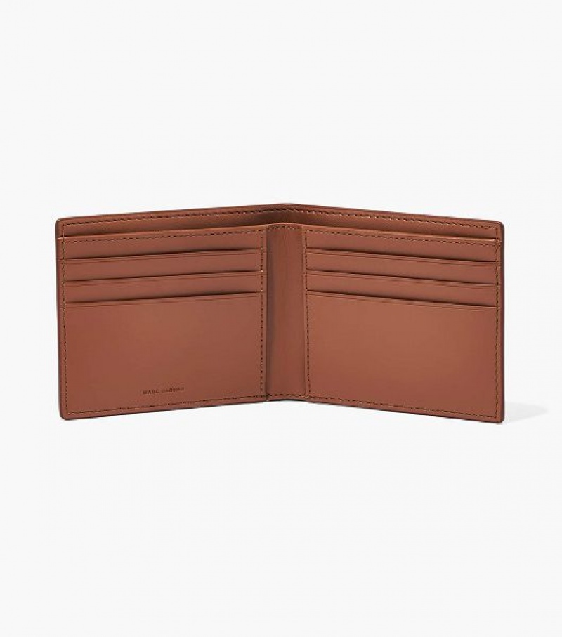 Argan Oil Marc Jacobs The Leather Billfold Women's Wallets | 80196HAOK