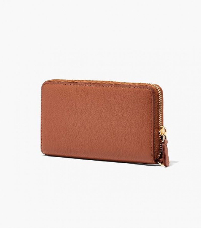 Argan Oil Marc Jacobs The Leather Continental Women's Wallets | 27356PZQY