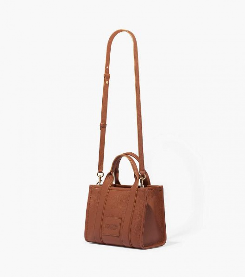 Argan Oil Marc Jacobs The Leather Small Women's Tote Bags | 46287GWPO