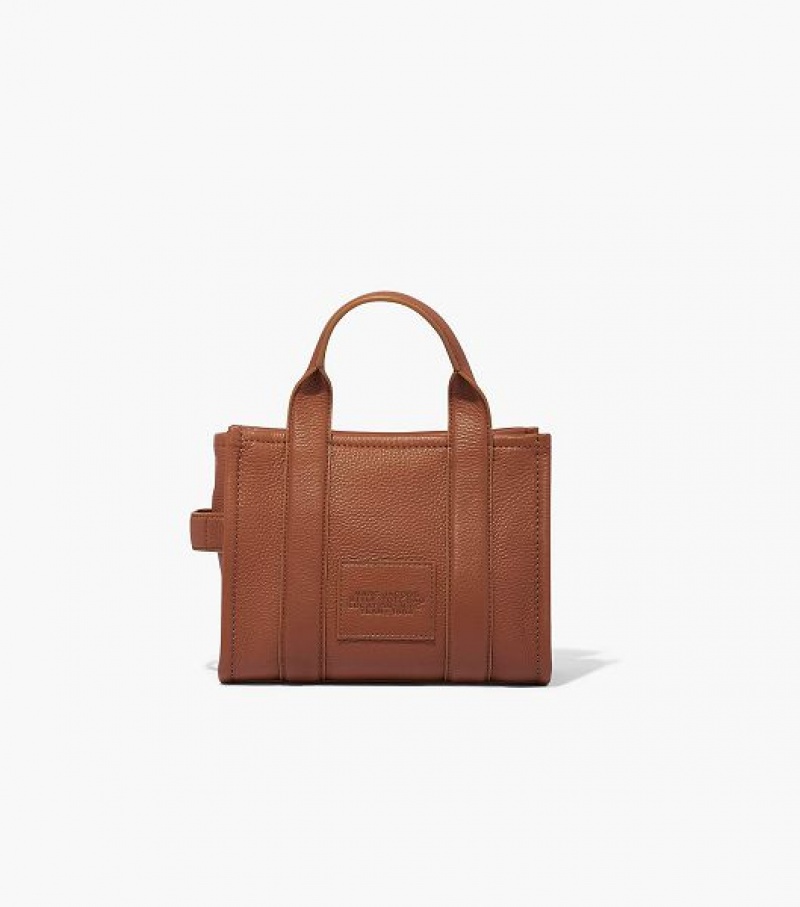 Argan Oil Marc Jacobs The Leather Small Women's Tote Bags | 46287GWPO