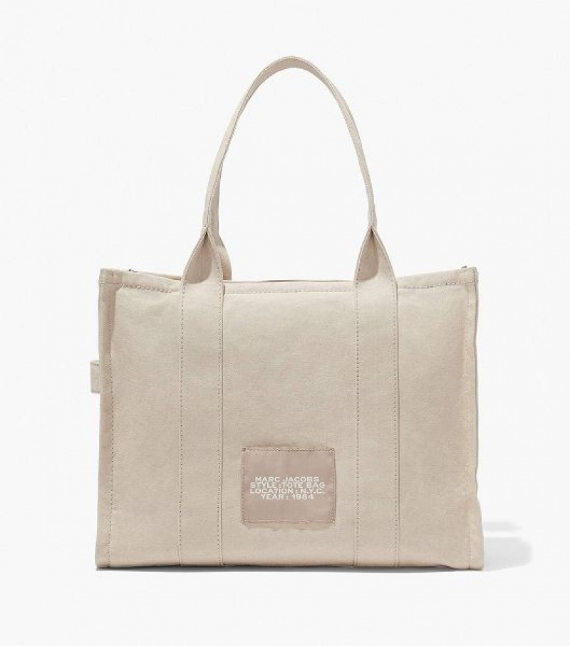 Beige Marc Jacobs The Large Women's Tote Bags | 50791IFHD