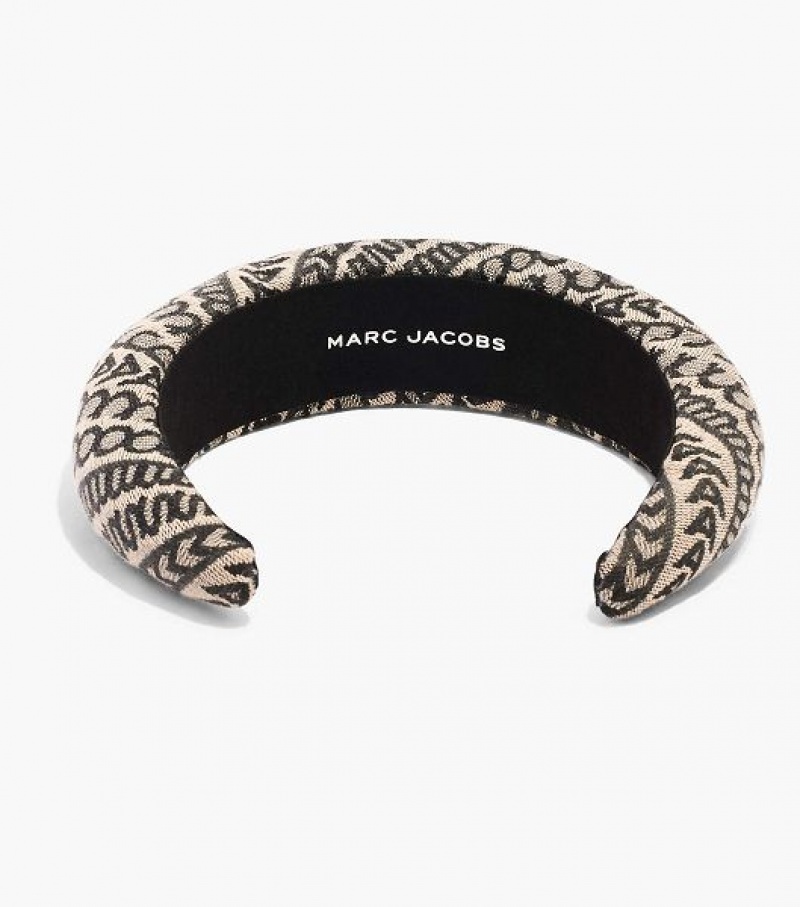 Beige Marc Jacobs The Monogram Women's Headband | 24035BLIP