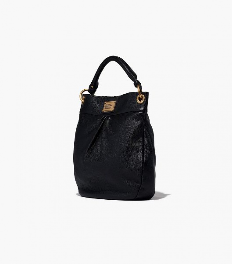 Black Marc Jacobs Re-Edition Hillier Women's Hobo Bags | 36104YEUL