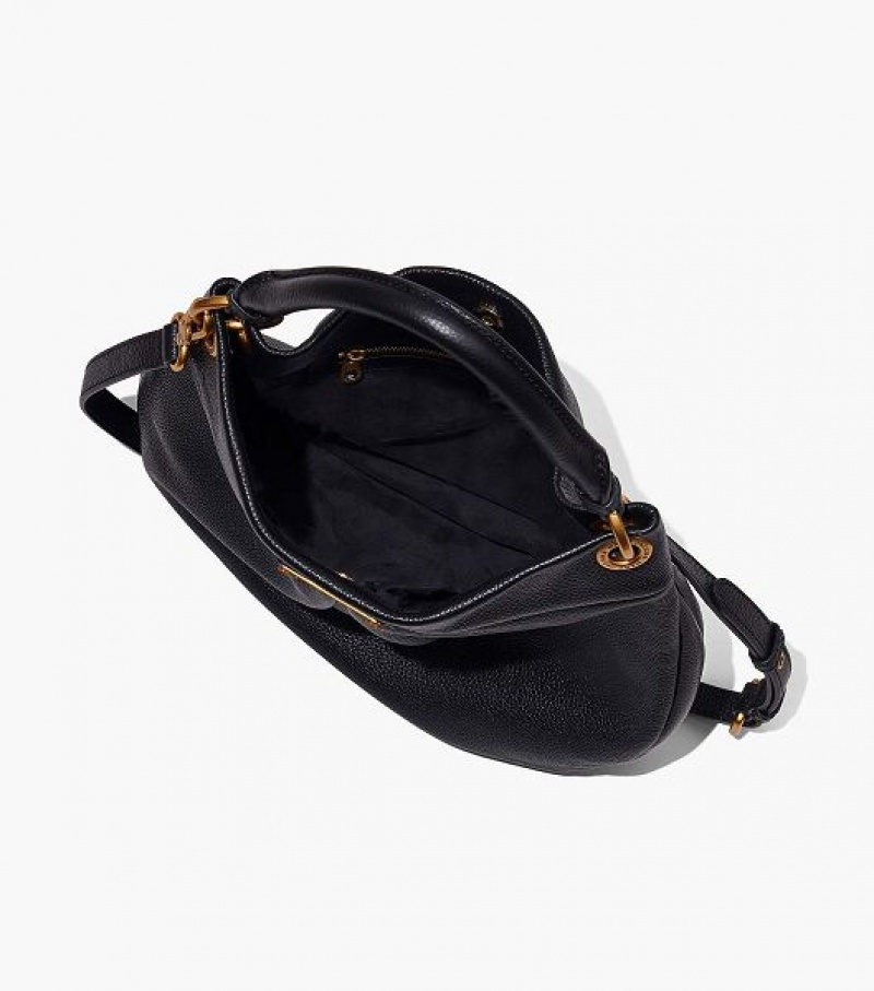 Black Marc Jacobs Re-Edition Hillier Women's Hobo Bags | 36104YEUL