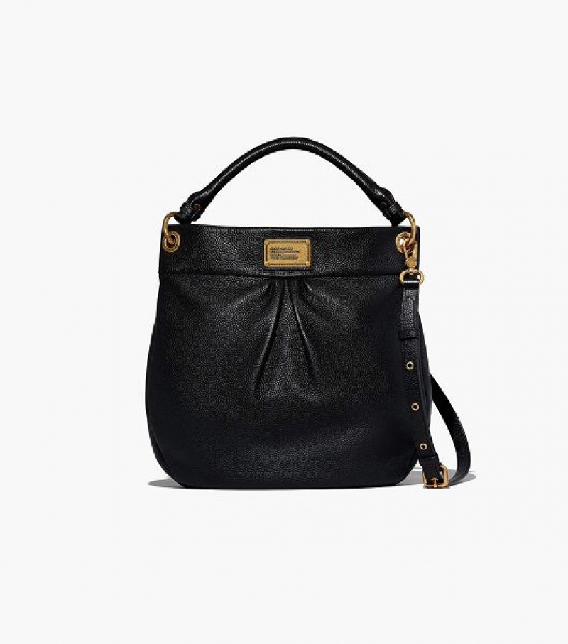 Black Marc Jacobs Re-Edition Hillier Women\'s Hobo Bags | 36104YEUL