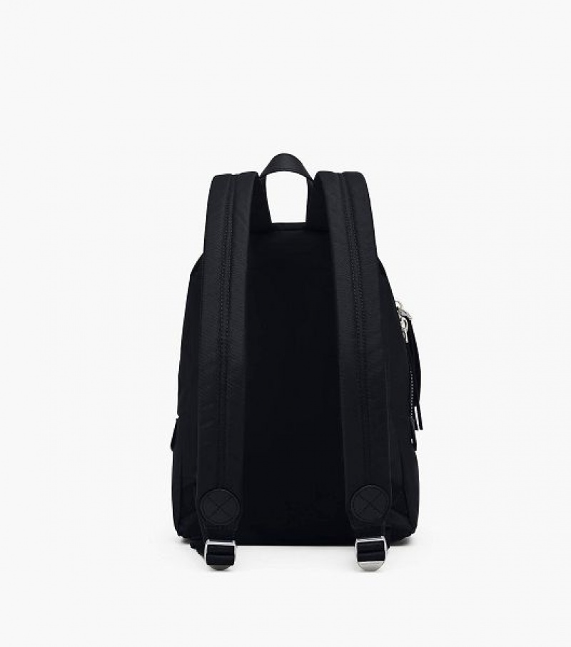 Black Marc Jacobs The Biker Nylon Medium Women's Backpack | 01798LXEP