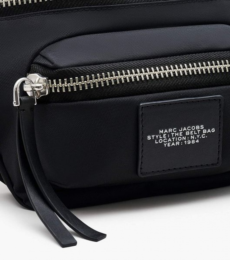 Black Marc Jacobs The Biker Nylon Women's Belt Bags | 14860LTEJ