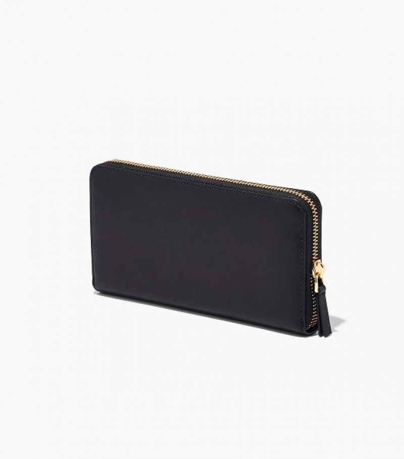 Black Marc Jacobs The J Marc Continental Women's Wallets | 42396XGYW