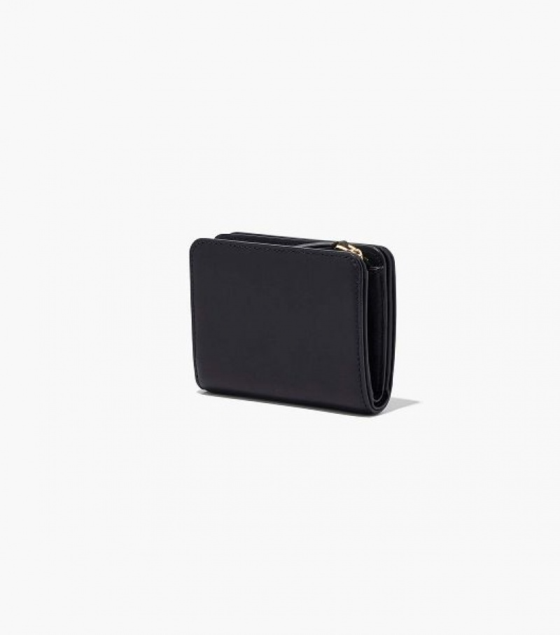 Black Marc Jacobs The J Marc Mini Compact Women's Wallets | 23597OPZF