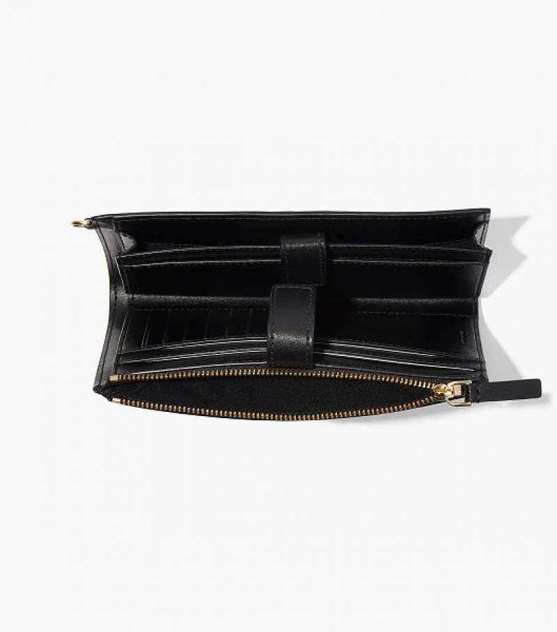 Black Marc Jacobs The J Marc Phone Wristlet Women's Wallets | 17296GUQY