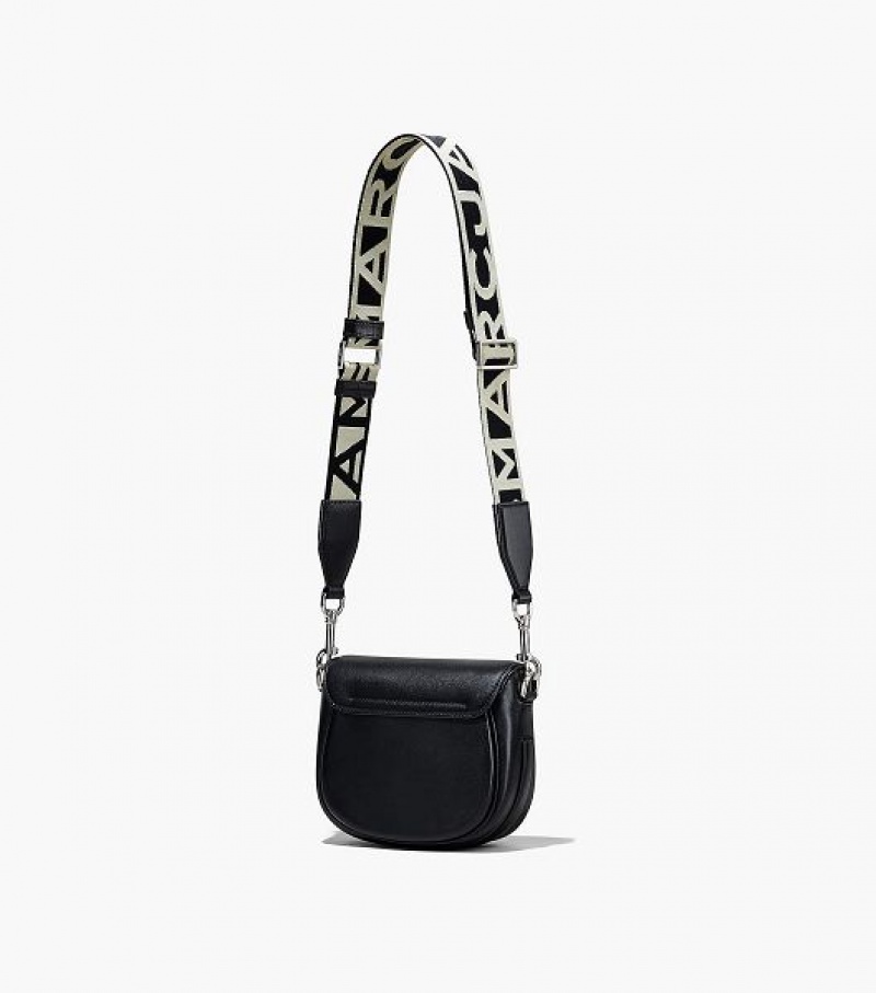 Black Marc Jacobs The J Marc Small Women's Saddle Bags | 14890LFDE