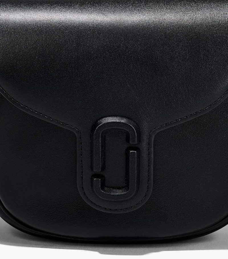 Black Marc Jacobs The J Marc Small Women's Saddle Bags | 14890LFDE