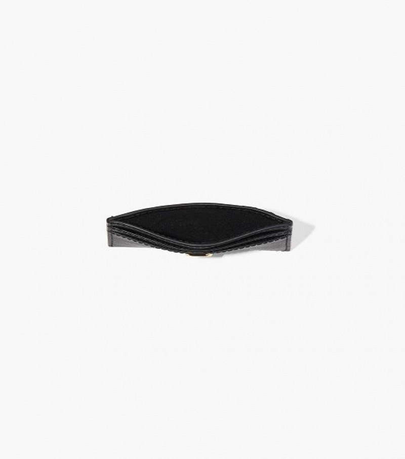 Black Marc Jacobs The J Marc Women's Card Case | 95372WBZO