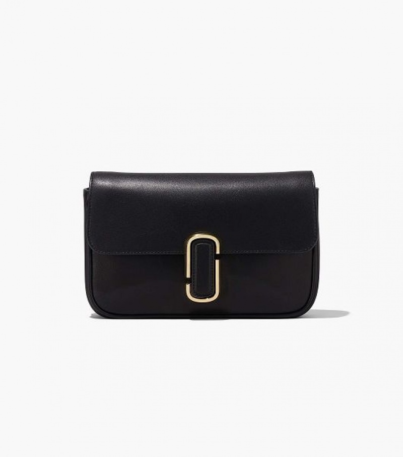 Black Marc Jacobs The J Marc Women's Shoulder Bags | 35782MFXQ