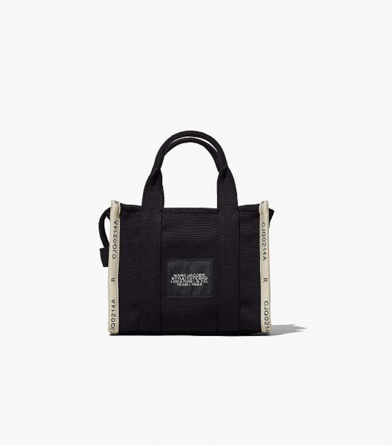 Black Marc Jacobs The Jacquard Small Women's Tote Bags | 23096PJOS