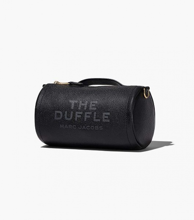 Black Marc Jacobs The Leather Women's Duffle Bags | 16849CDSZ