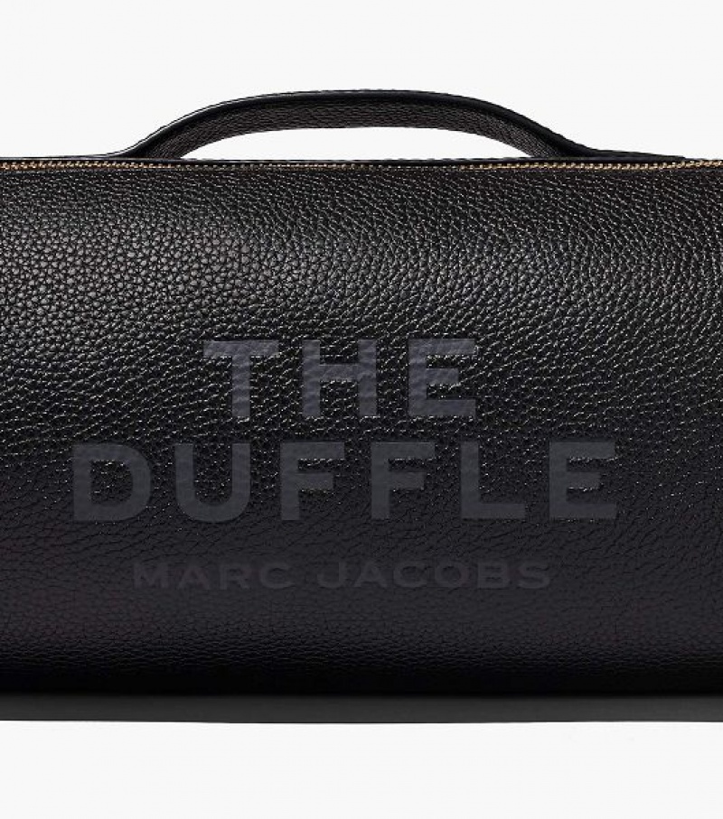 Black Marc Jacobs The Leather Women's Duffle Bags | 16849CDSZ