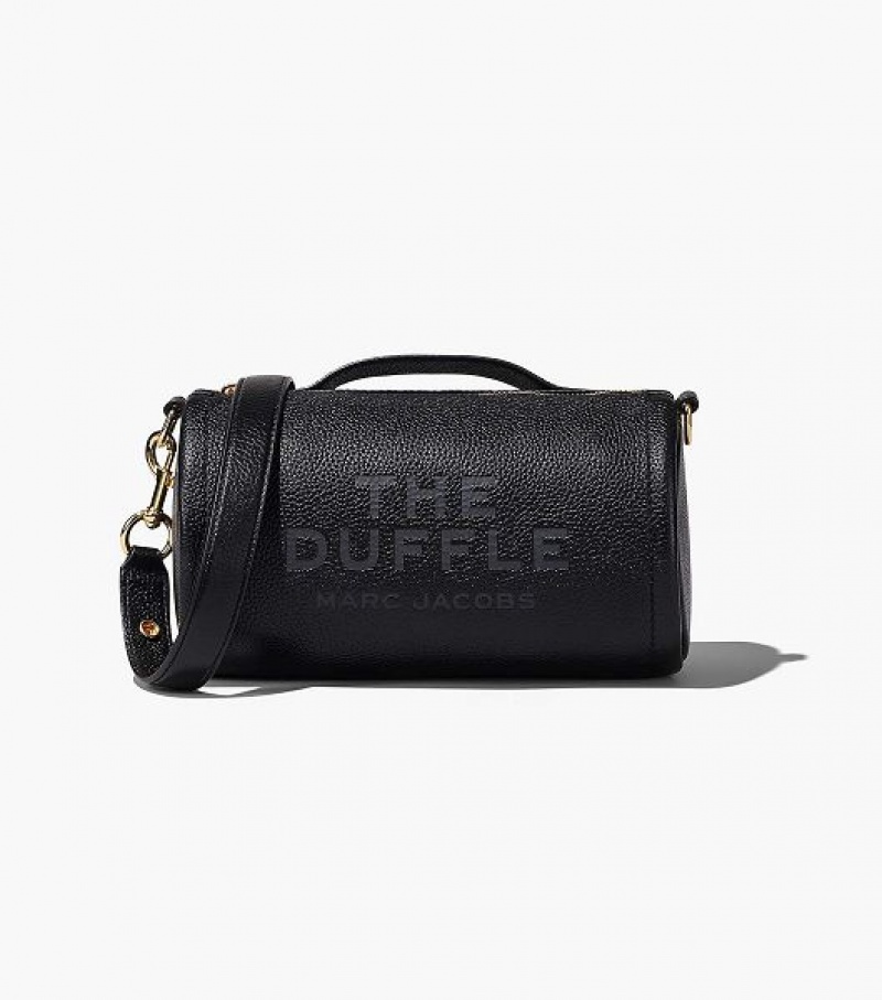 Black Marc Jacobs The Leather Women\'s Duffle Bags | 16849CDSZ