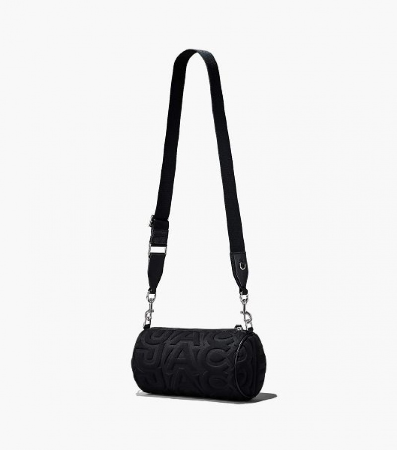 Black Marc Jacobs The Monogram Neoprene Women's Duffle Bags | 81290NPFQ