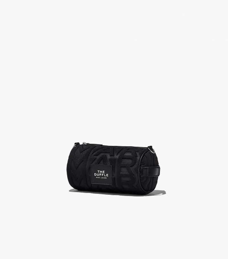 Black Marc Jacobs The Monogram Neoprene Women's Duffle Bags | 81290NPFQ