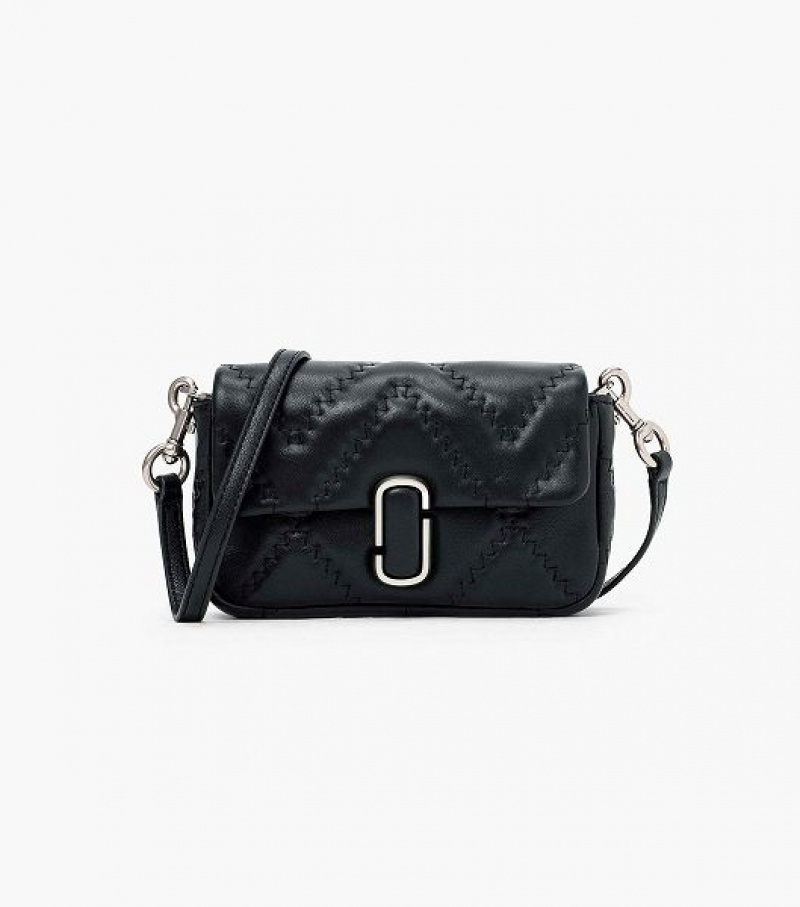 Black Marc Jacobs The Quilted Leather J Marc Women's Mini Bags | 96485ROPQ