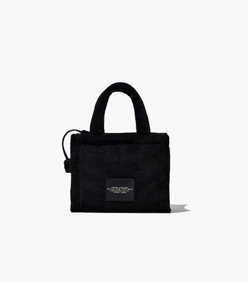 Black Marc Jacobs The Terry Small Women's Tote Bags | 69427JYHE