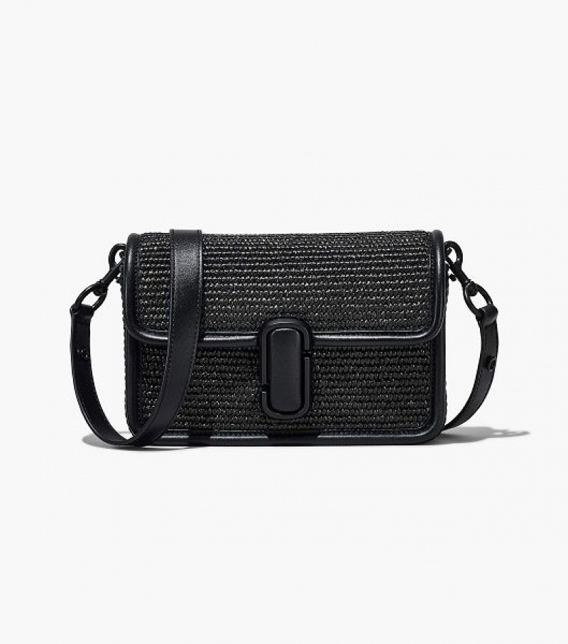 Black Marc Jacobs The Woven J Marc Women\'s Shoulder Bags | 45823RSML