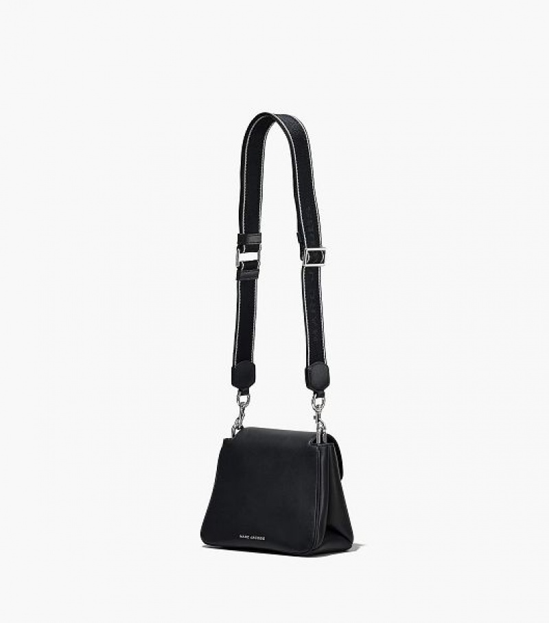 Black / Silver Marc Jacobs The J Marc Chain Mini Women's Satchel Bags | 78039MBUT