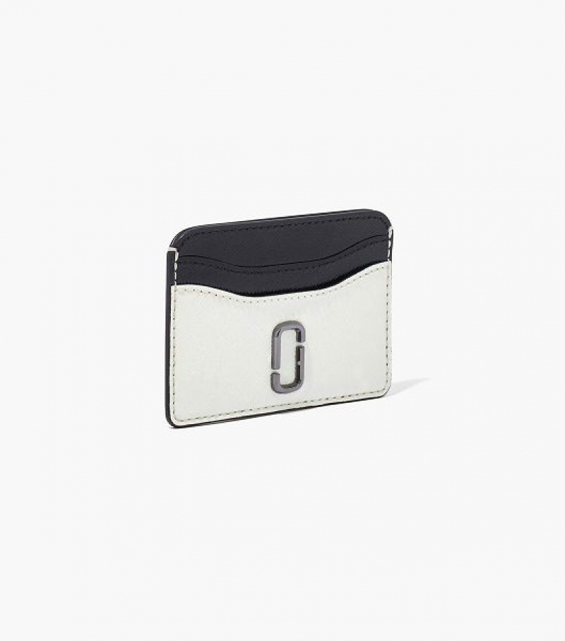 Black / White Marc Jacobs The Snapshot Women's Card Case | 28597BQTE