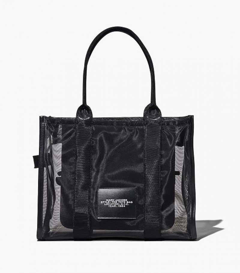 Blackout Marc Jacobs The Mesh Large Women's Tote Bags | 13096ZSUI