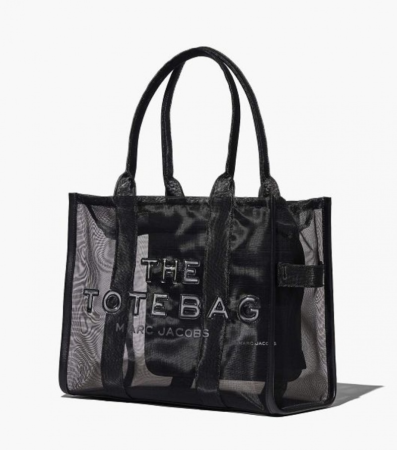 Blackout Marc Jacobs The Mesh Large Women's Tote Bags | 13096ZSUI